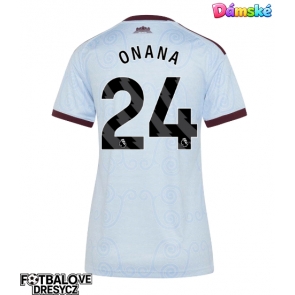 Aston Villa Amadou Onana #24 Dámské Alternativní Dres 2026-27 Krátký Rukáv